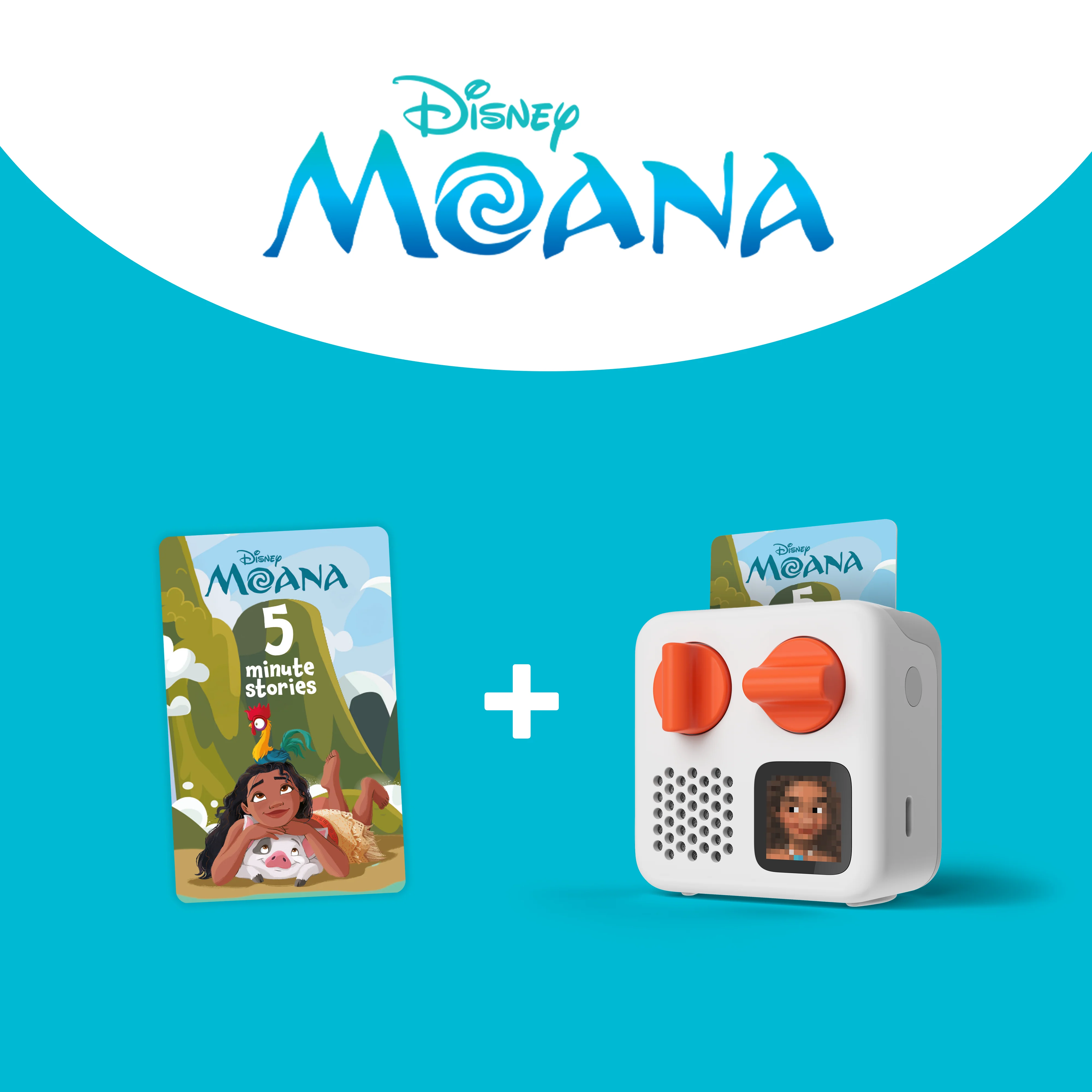 Yoto USA Yoto Mini + 5 Minute Moana Stories Card