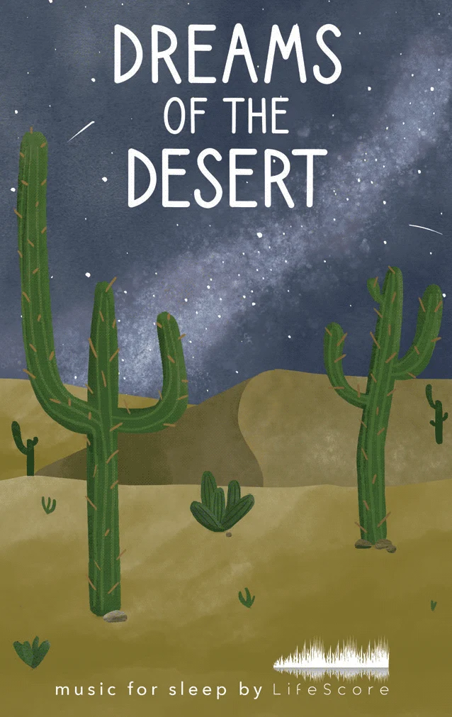 Lifescore Music Dreams of the Desert Card