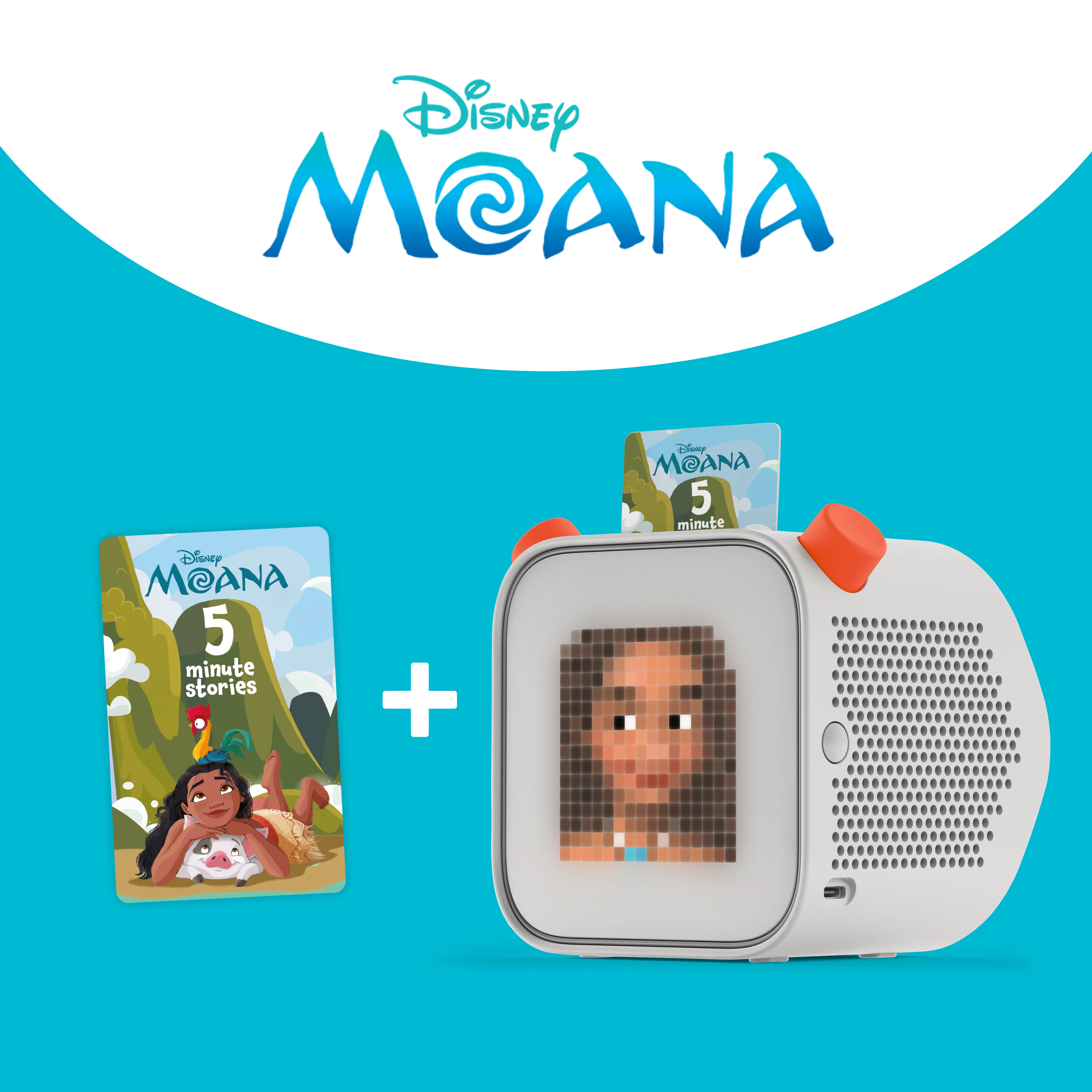 Yoto USA Yoto Player + 5 Minute Moana Stories
