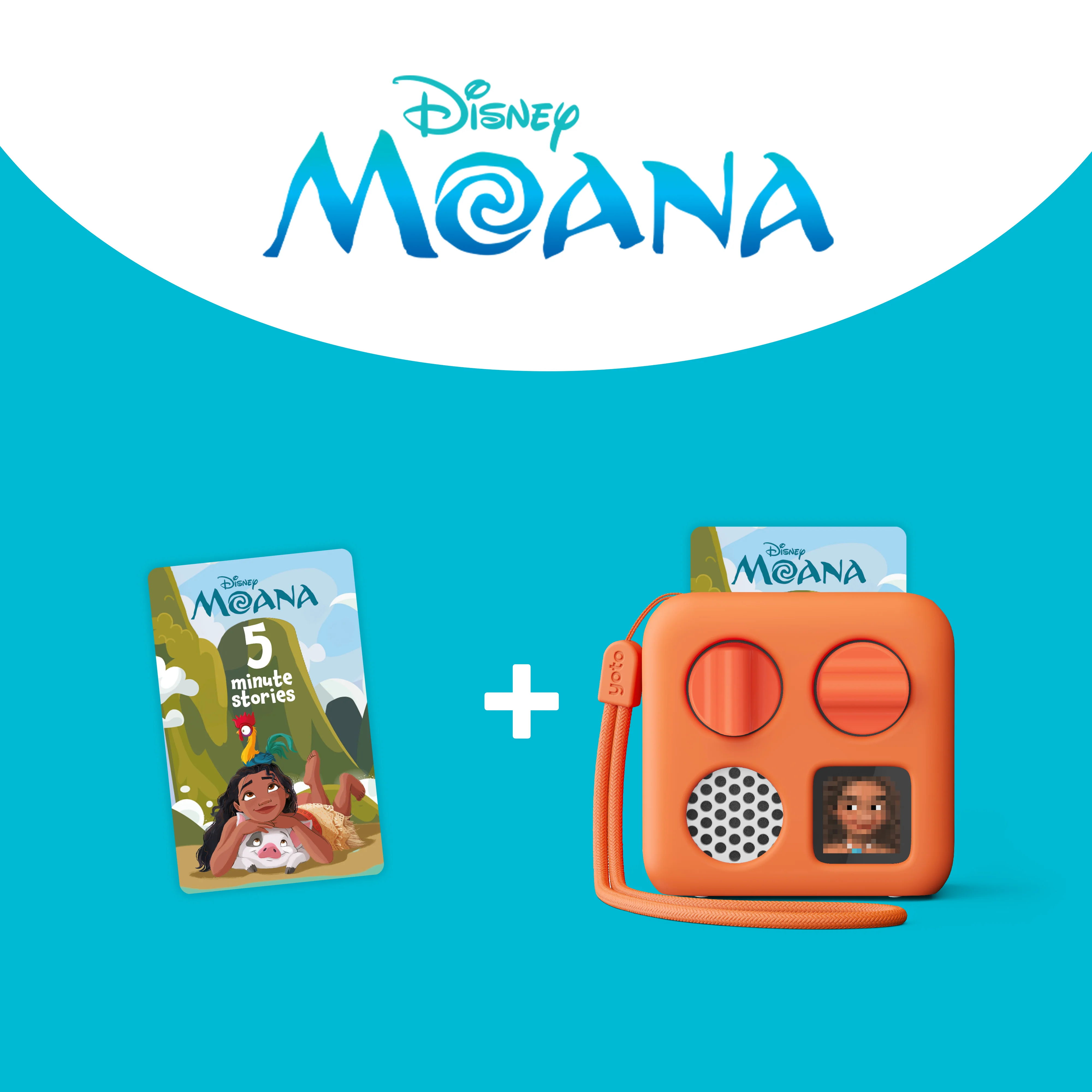 Yoto USA Yoto Mini + Moana Adventure Bundle