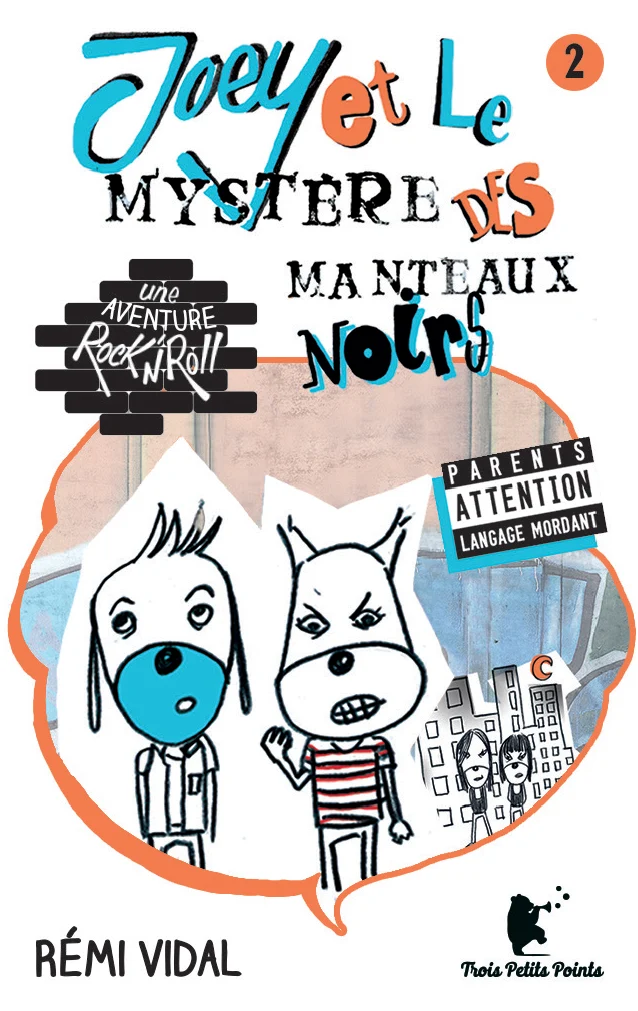 Trois Petits Points Joey et le mystère des Manteaux noirs Card