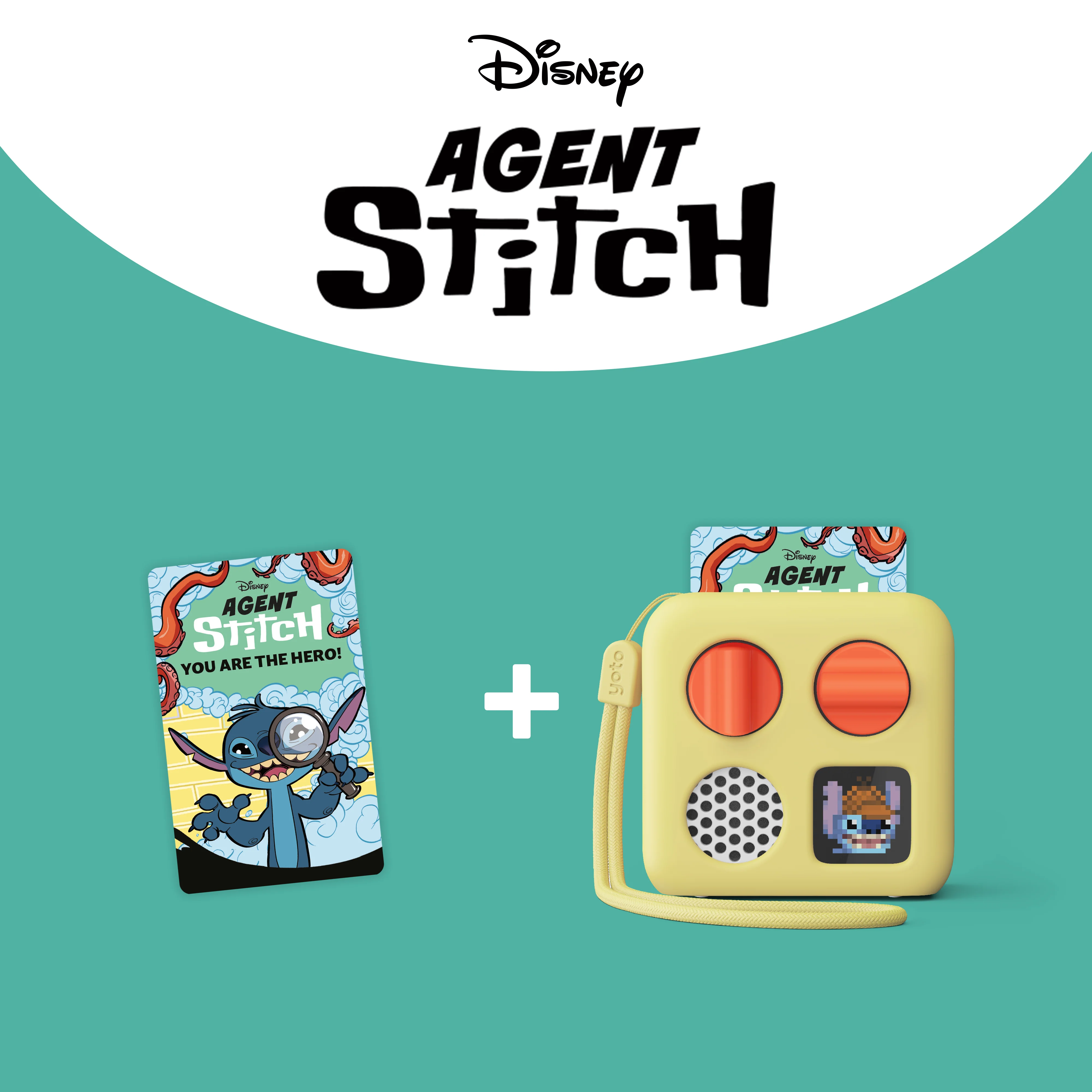 Yoto USA Yoto Mini + Agent Stitch Adventure Bundle - Image 2