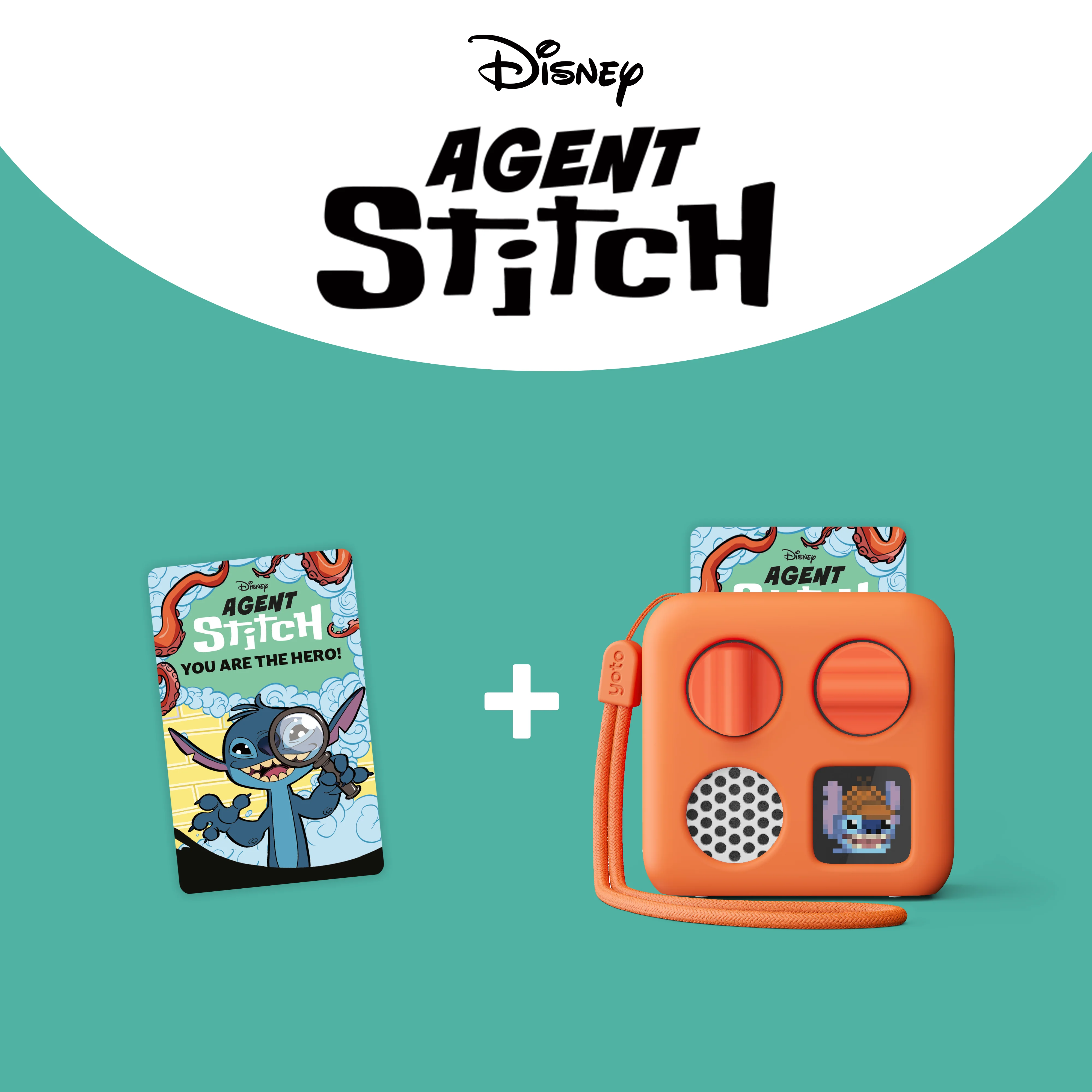 Yoto USA Yoto Mini + Agent Stitch Adventure Bundle