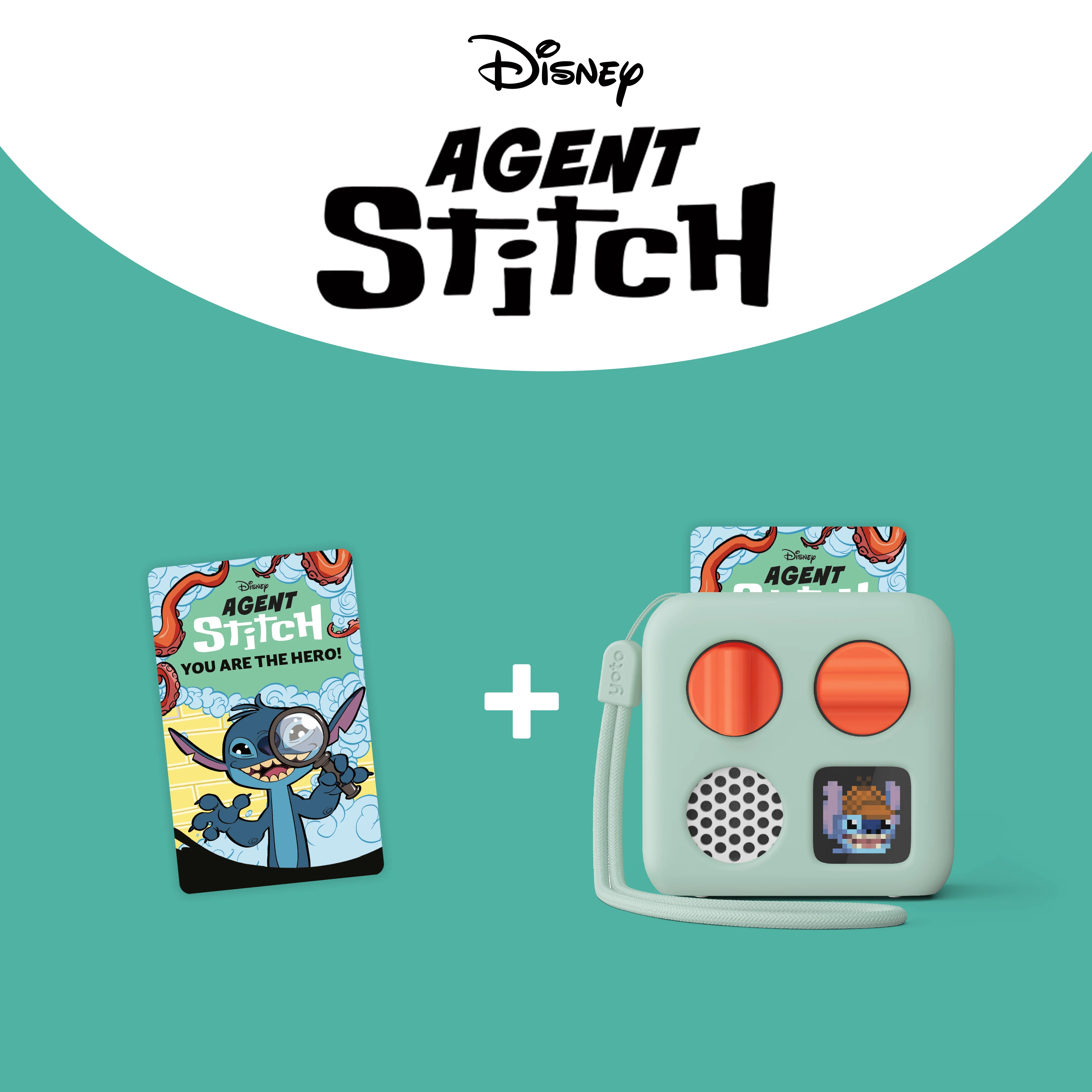 Yoto USA Yoto Mini + Agent Stitch Adventure Bundle - Image 3