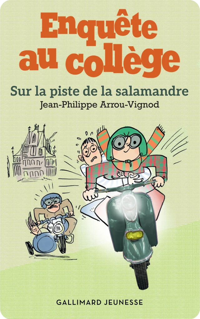 Gallimard Jeunesse Sur la piste de la salamandre (Enquête au collège) Card